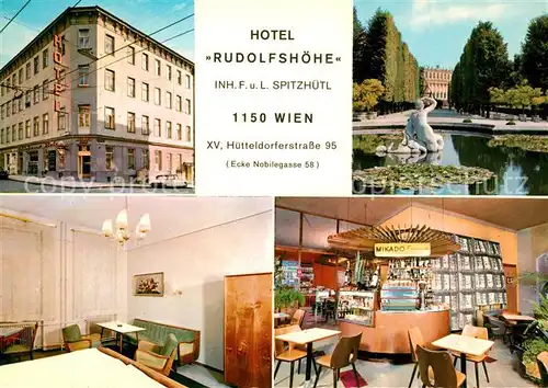 Wien Hotel Rudolfshoehe  Kat. Wien