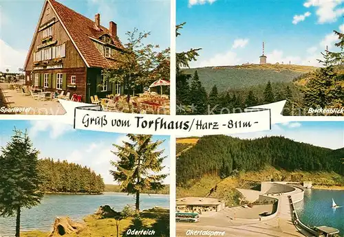 Torfhaus Harz Gaststaette Brockenstube Okertalsperre Sporthotel Kat. Altenau