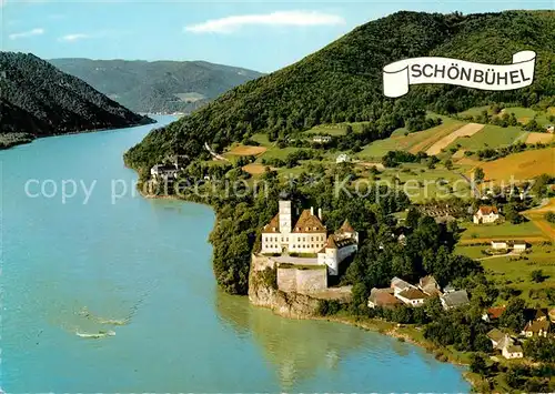 Schoenbuehel Aggsbach Fliegeraufnahme Schloss Schoenbuehel  Kat. Schoenbuehel Aggsbach