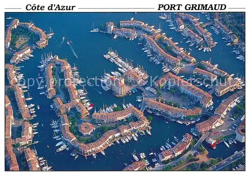 Port Grimaud Fliegeraufnahme Kat. Grimaud