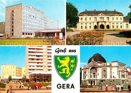 Gera Interhotel Gera Kunstgalerie Dr. Rudolf Breitscheid Strasse Kat. Gera