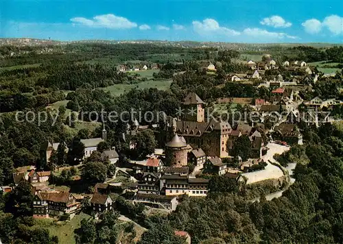 Schloss Burg Wupper Fliegeraufnahme Kat. Solingen