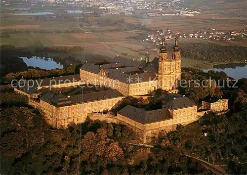 AK / Ansichtskarte Lichtenfels Bayern Fliegeraufnahme Kloster Banz Kat. Lichtenfels