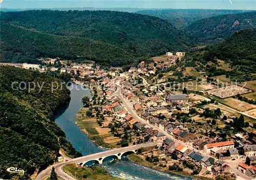 AK / Ansichtskarte Hautes Rivieres Les Fliegeraufnahme Pont sur la Semoy Kat. Les Hautes Rivieres