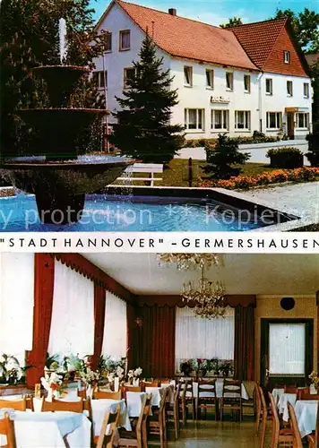 AK / Ansichtskarte Germershausen Gasthaus Stadt Hannover Kat. Rollshausen
