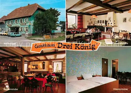 AK / Ansichtskarte Willaringen Gasthaus Drei Koenig Kat. Rickenbach