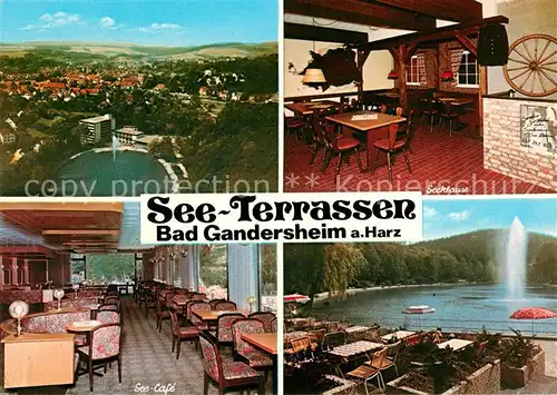 AK / Ansichtskarte Bad Gandersheim See Terrassen Kat. Bad Gandersheim