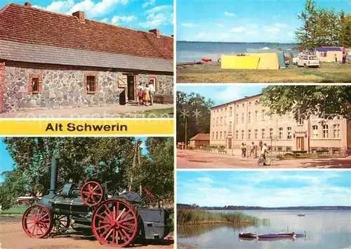 AK / Ansichtskarte Alt Schwerin Agrarhistorisches Museum Katenwohnung Alte Lokomobile Kat. Alt Schwerin
