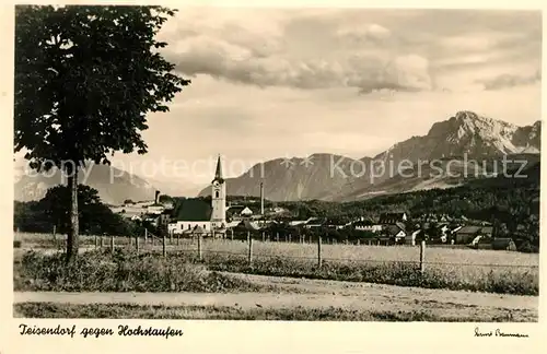 AK / Ansichtskarte Teisendorf Oberbayern mit Hochstaufen Kat. Teisendorf