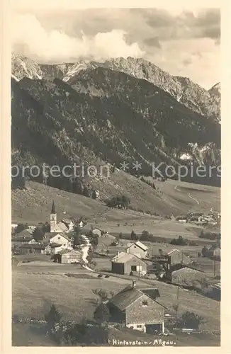 AK / Ansichtskarte Hinterstein Bad Hindelang Panorama