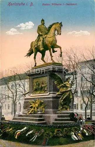 Karlsruhe Baden Kaiser Wilhelm I Denkmal