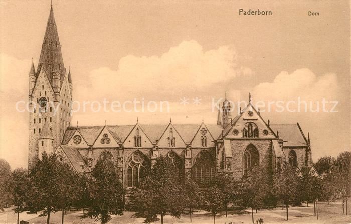 Carte Postale Ancienne (AK) - Paysage De Paderborn, Allemagne
