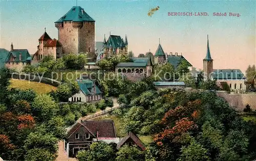Bergisches Land Schloss Burg Kat. 