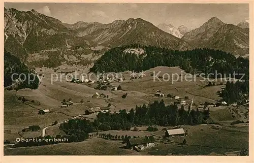 Obertiefenbach Bayern Panorama Kat. Oberstdorf