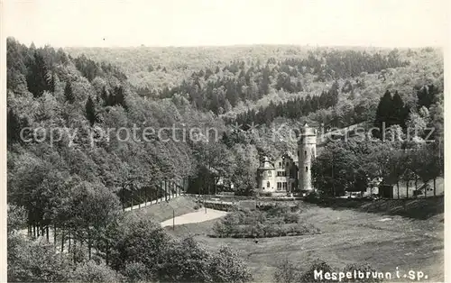 Mespelbrunn Panorama Kat. Mespelbrunn