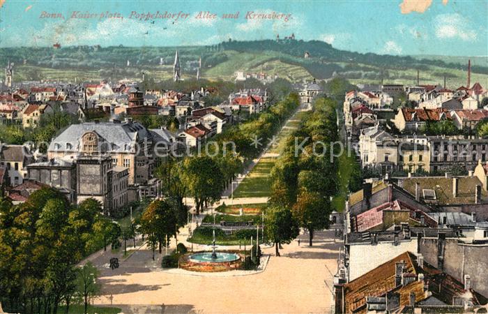Bonn Rhein Kaiserplatz Poppelsdorfer Allee und Kreuzberg / Bonn /Bonn