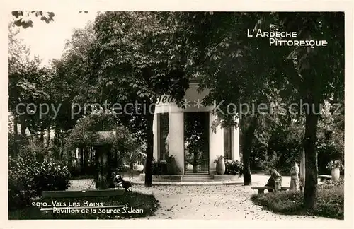 Vals les Bains Pavillon de la Source Saint Jean Kat. Vals les Bains