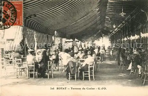 Royat les Bains Terrasse du Casino