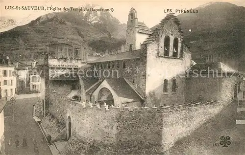 Luz Saint Sauveur Hautes Pyrenees Eglise des Templiers Kat. Luz Saint Sauveur