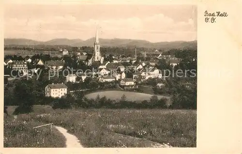 Bad Hall Oberoesterreich Stadtpanorama mit Kirche Kat. Bad Hall