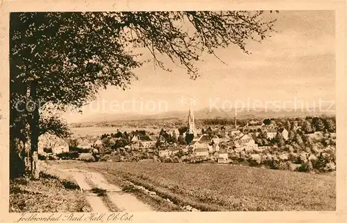 Bad Hall Oberoesterreich Panorama Blick vom Waldrand aus Feldweg Kat. Bad Hall