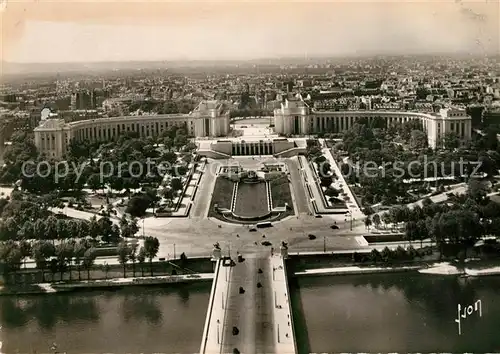 Paris en flanant Palais de Chaillot vue aerienne Kat. Paris