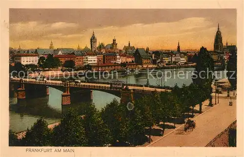 Frankfurt Main Panorama Kat. Frankfurt am Main