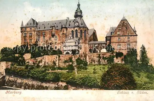 Marburg Lahn Schloss Kat. Marburg