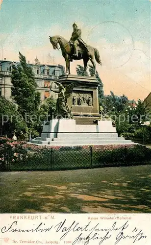 Frankfurt Main Kaiser Wilhelm Denkmal Kat. Frankfurt am Main