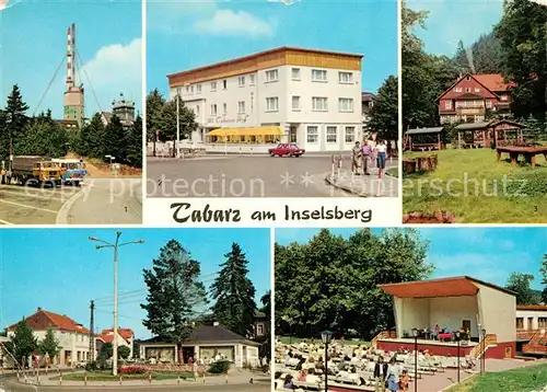 AK / Ansichtskarte Tabarz Grosser Inselsberg Hotel Tabarzer Hof Waldgaststaette Massemuehle Kat. Tabarz Thueringer Wald