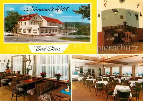 AK / Ansichtskarte Bad Eilsen Lahmanns Hotel Kat. Bad Eilsen