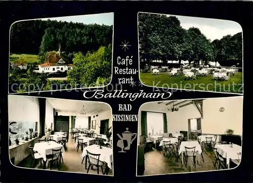 AK / Ansichtskarte Bad Kissingen Cafe Ballinghain Kat. Bad Kissingen