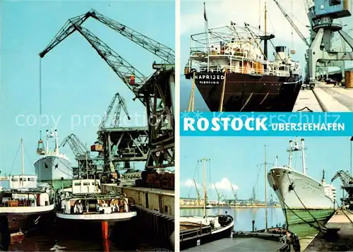 AK / Ansichtskarte Rostock Mecklenburg Vorpommern ueberseehafen  Kat. Rostock