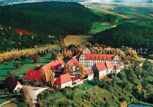 AK / Ansichtskarte Sulz Neckar Fliegeraufnahme Berneuchener Haus Kloster Kirchberg Kat. Sulz am Neckar