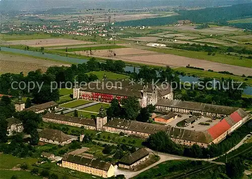 AK / Ansichtskarte Corvey Fliegeraufnahme Schloss  Kat. Hoexter