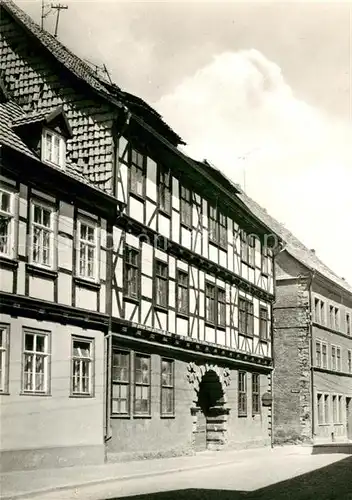 AK / Ansichtskarte Muehlhausen Thueringen Fachwerkhaus Holzstrasse Kat. Muehlhausen Thueringen