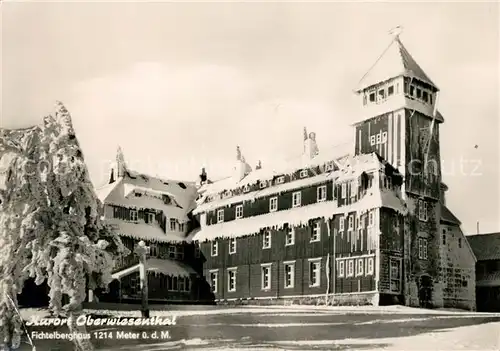 AK / Ansichtskarte Oberwiesenthal Erzgebirge Fichtelberghaus  Kat. Oberwiesenthal