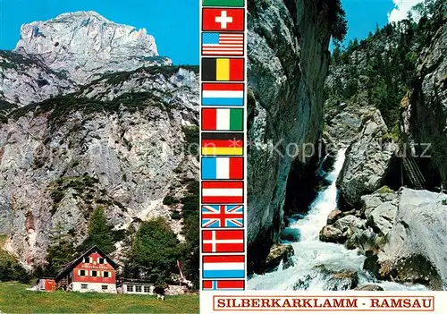 AK / Ansichtskarte Ramsau Dachstein Steiermark Silberkarklamm Silberkarhuette Kat. Ramsau am Dachstein