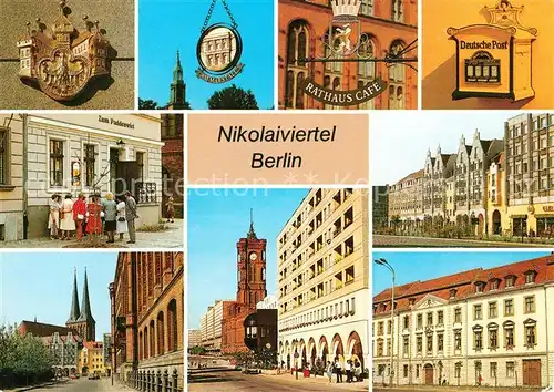AK / Ansichtskarte Berlin Nikolaiviertel  Kat. Berlin