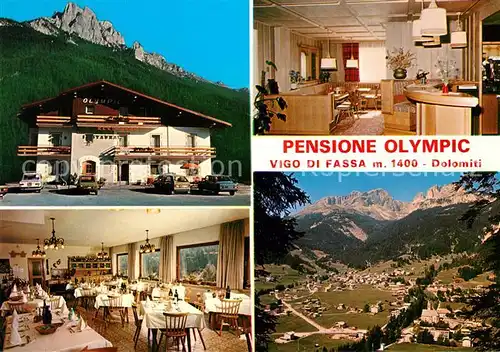 AK / Ansichtskarte Vigo di Fassa Trentino Pension Olympic Kat. 