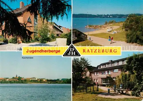 AK / Ansichtskarte Ratzeburg Jugendherberge Strand Kuechensee  Kat. Ratzeburg