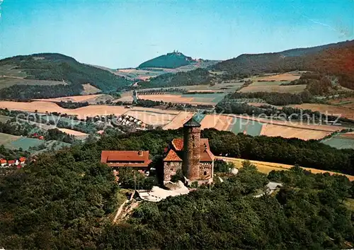 AK / Ansichtskarte Hanstein Fliegeraufnahme Burgenblick Ludwigstein Kat. Bornhagen