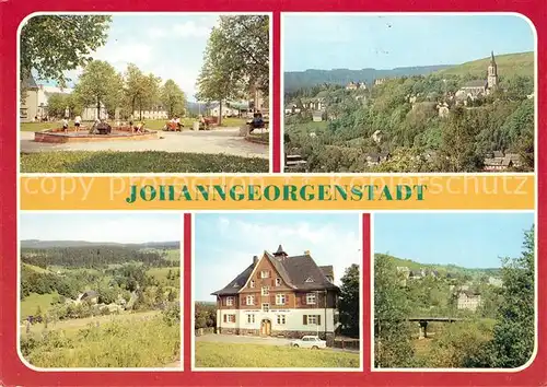 AK / Ansichtskarte Johanngeorgenstadt Platz des Bergmanns Unterjugel Jugendherberge Ernst Schneller Kat. Johanngeorgenstadt
