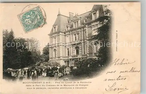 AK / Ansichtskarte Bouffemont Parc du Chateau de la Marquise de Preigne Kat. Bouffemont