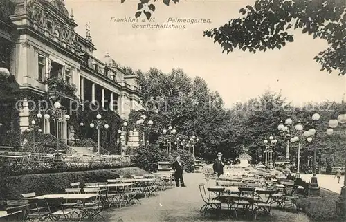 AK / Ansichtskarte Frankfurt Main Palmengarten Gesellschaftshaus Kat. Frankfurt am Main