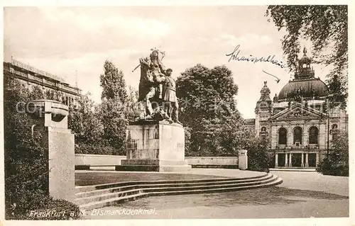 AK / Ansichtskarte Frankfurt Main Bismarckdenkmal Kat. Frankfurt am Main