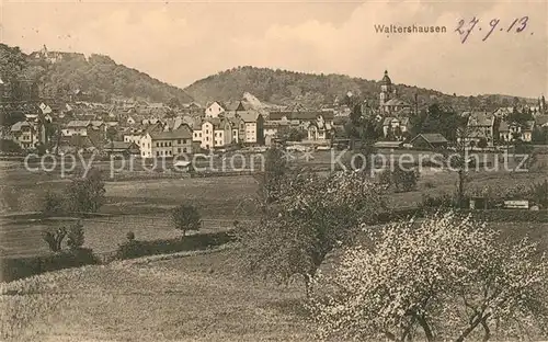 AK / Ansichtskarte Waltershausen Unterfranken Panorama Kat. Saal a.d.Saale