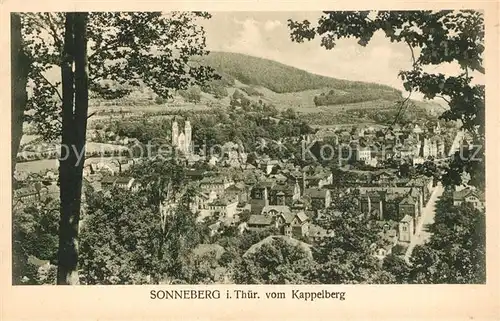 AK / Ansichtskarte Sonneberg Thueringen Blick vom Kappelberg Kat. Sonneberg