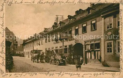 AK / Ansichtskarte Leutenberg Thueringen Gasthaus zum weissen Lamm Kat. Leutenberg