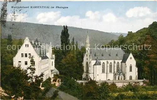 AK / Ansichtskarte Marienthal Rheingau Kloster Kirche Wallfahrtsort Kat. Ruedesheim am Rhein
